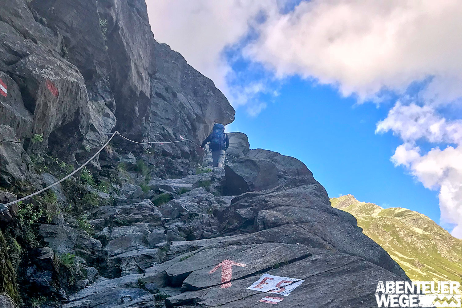 Anspruchsvolle Etappen auf dem E5