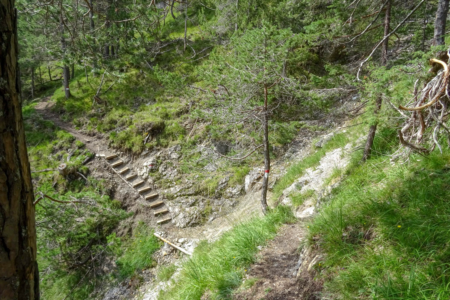 Weg durch die Passerschlucht