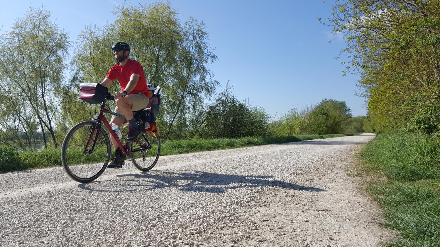 Radfahren ist ideal, um etwas zu unternehmen!