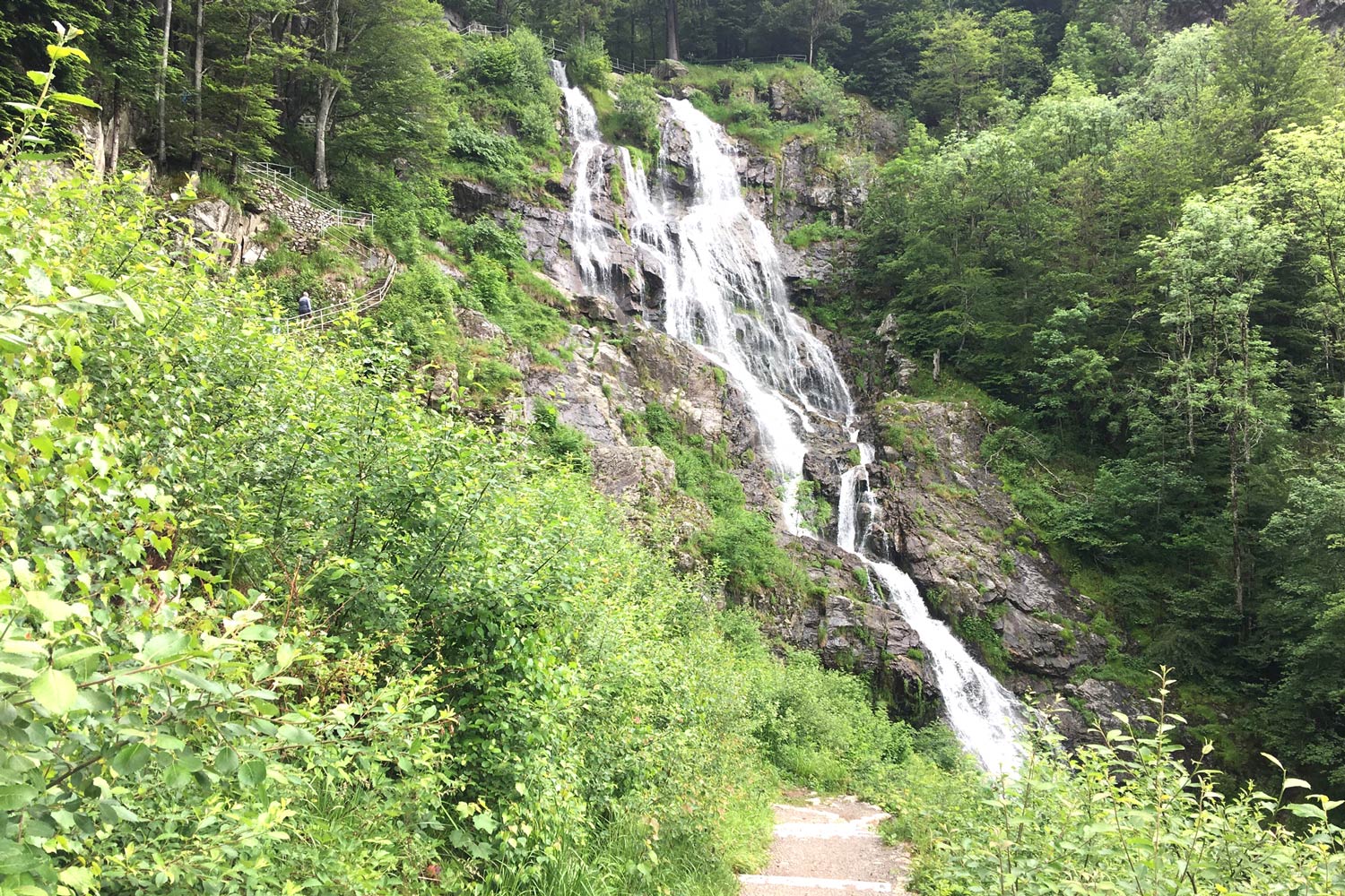 Der höchste Naturwasserfall Deutschlands