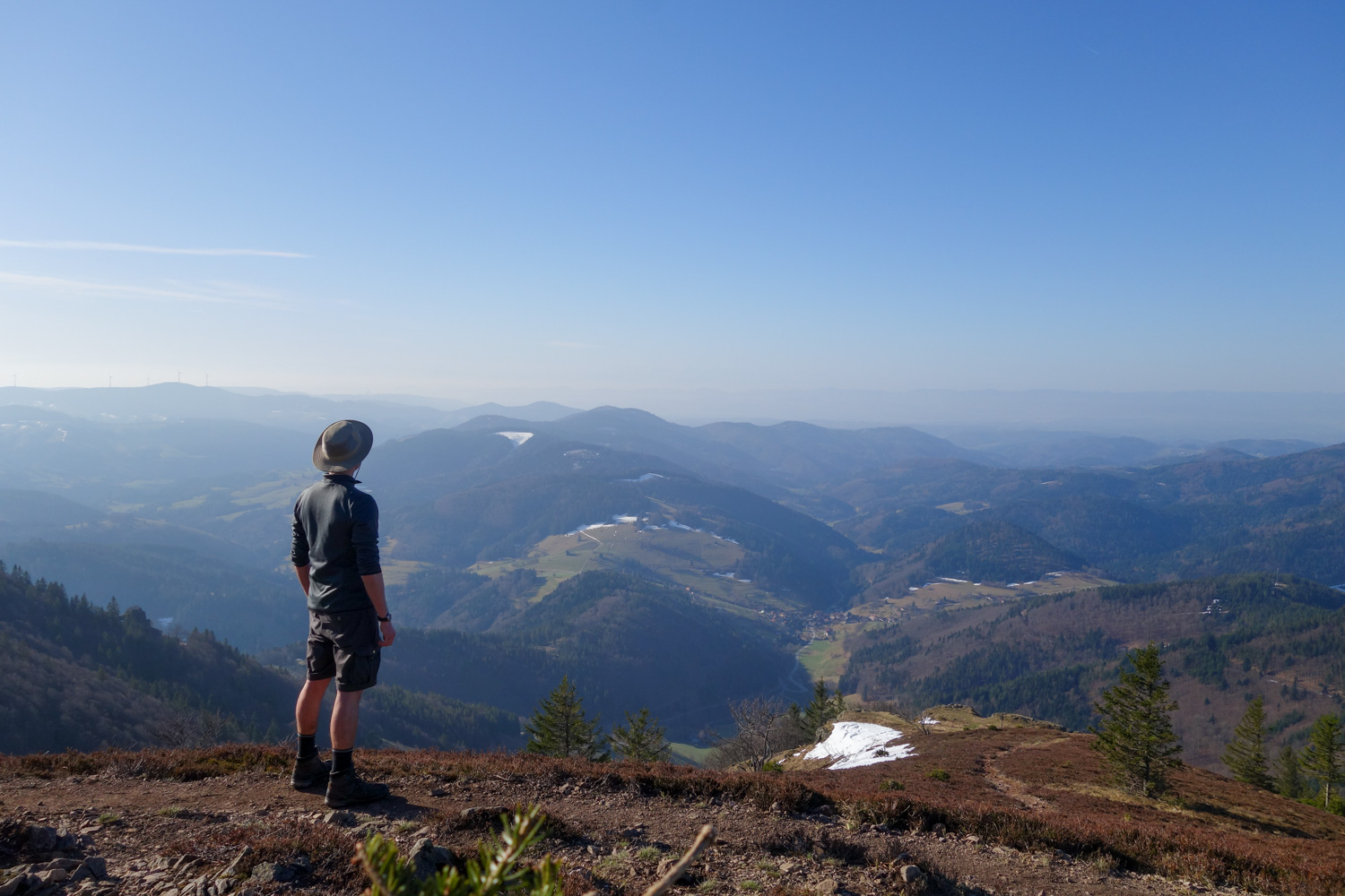 Ausblick auf dem Westweg im Schwarzwald