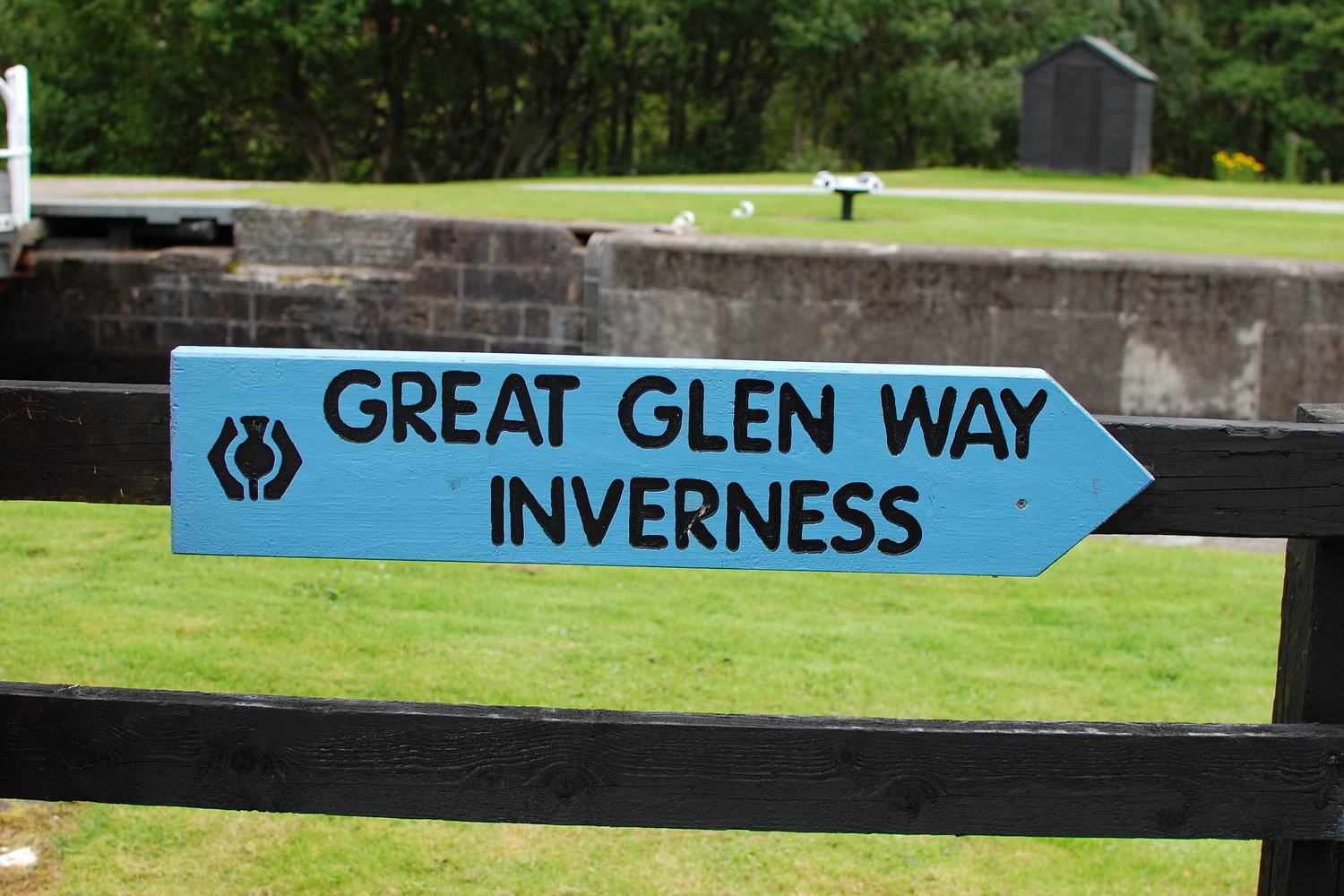Wegweiser Great Glen Way
