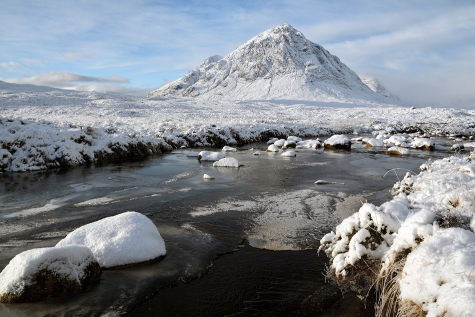 Burg Buachaille Etive Mòr in Schottland