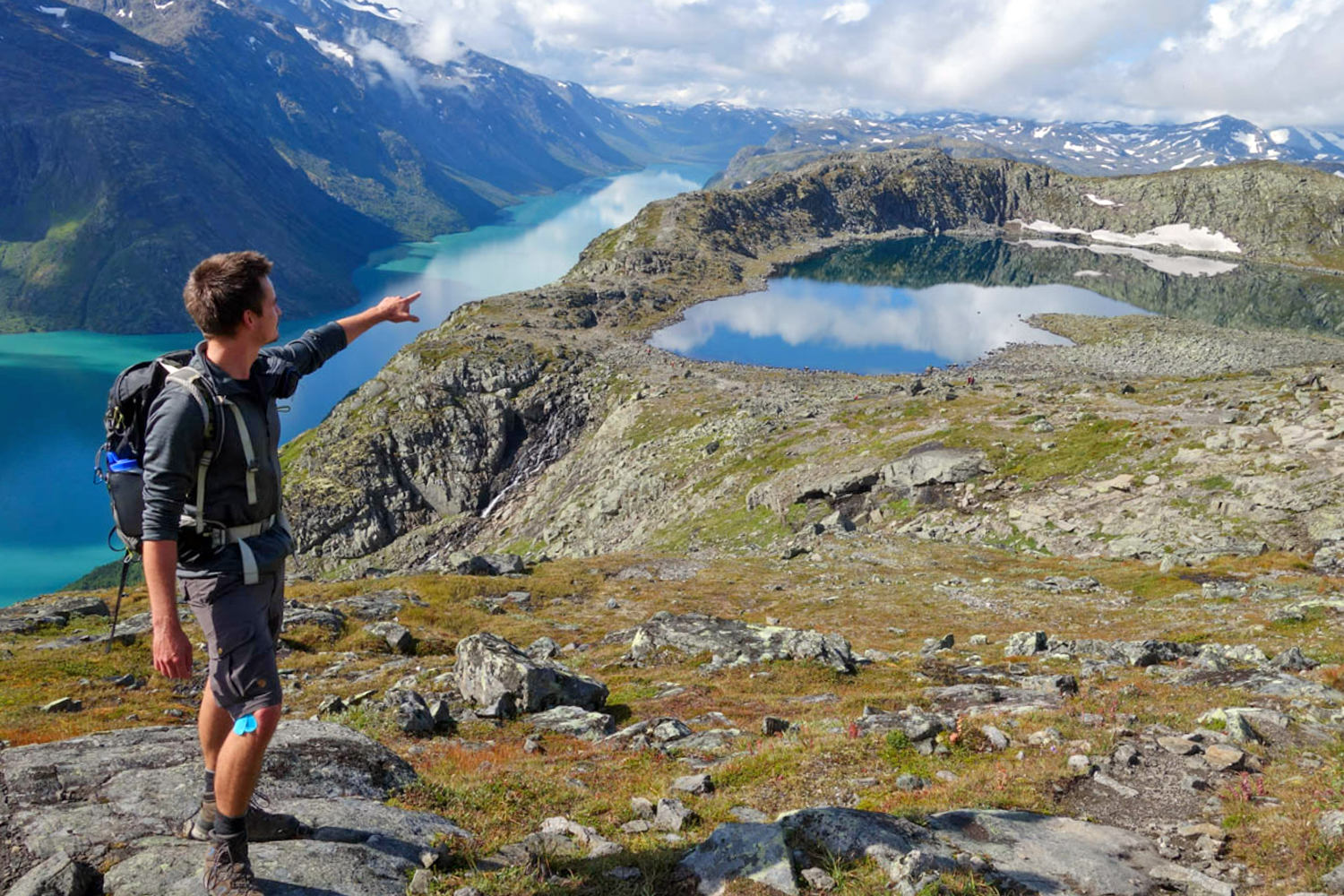 Verschnaufpause am Besseggen